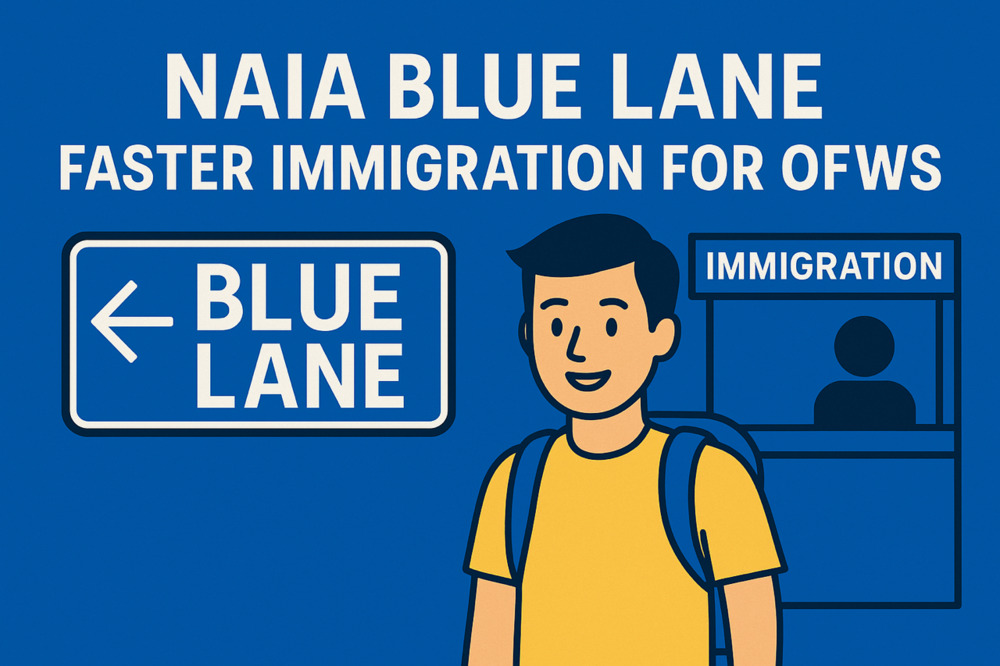 NAIA Blue Lane Speeds Up OFW Immigration Lines