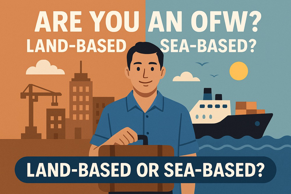 Are You an OFW? Land-Based or Sea-Based?