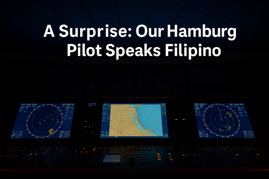 A Surprise: Our Hamburg Pilot Speaks Filipino