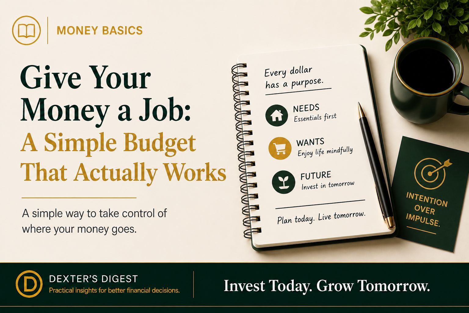 Give Your Money a Job: A Simple Budget That Actually Works