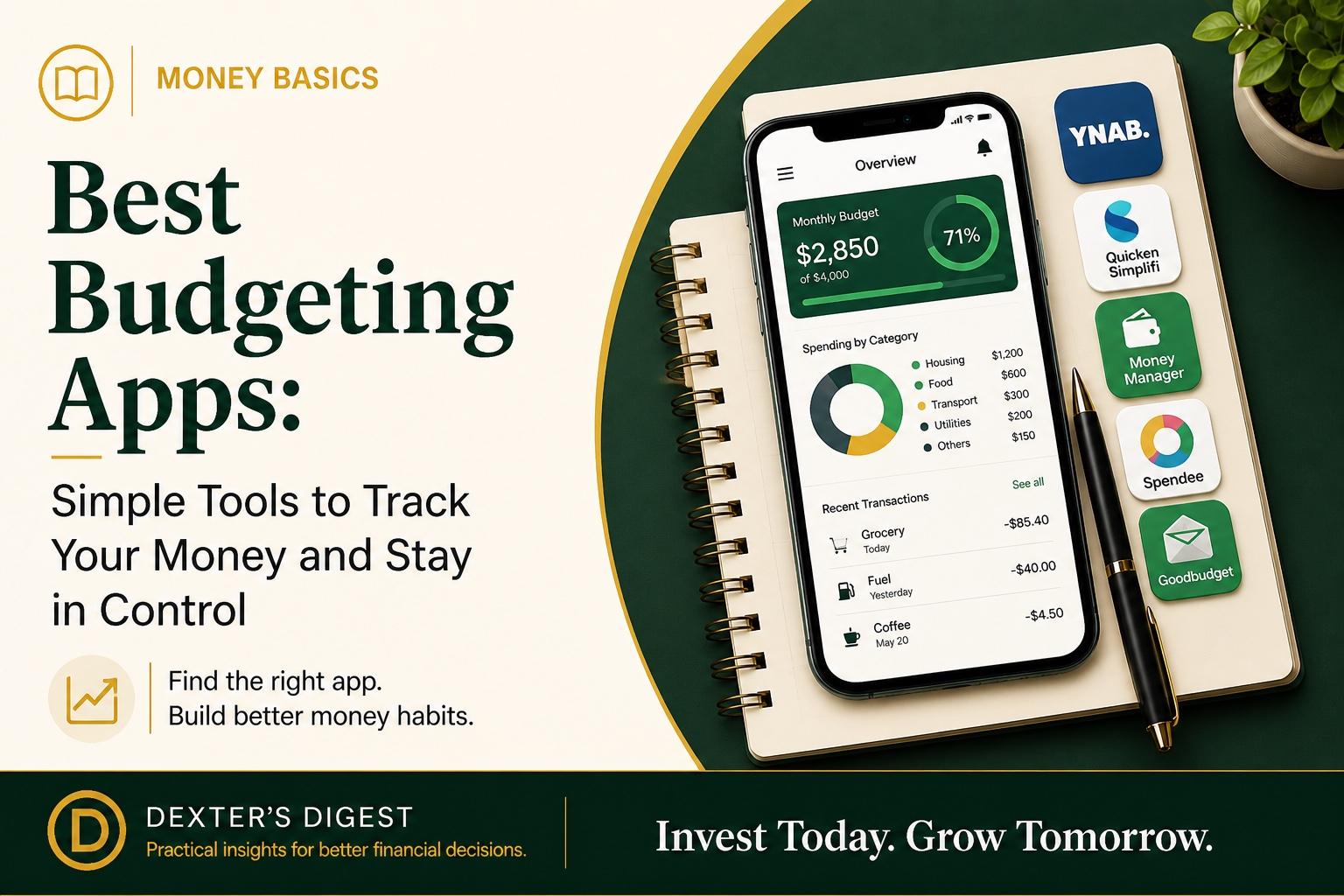 Best Budgeting Apps to Track Money and Control Spending