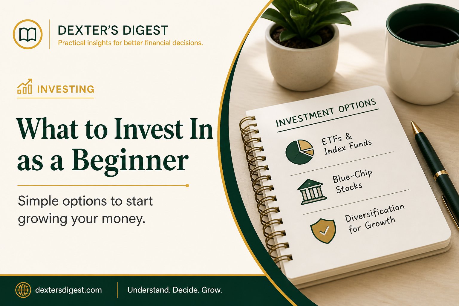 What to Invest In as a Beginner: Simple Options to Start Growing Your Money