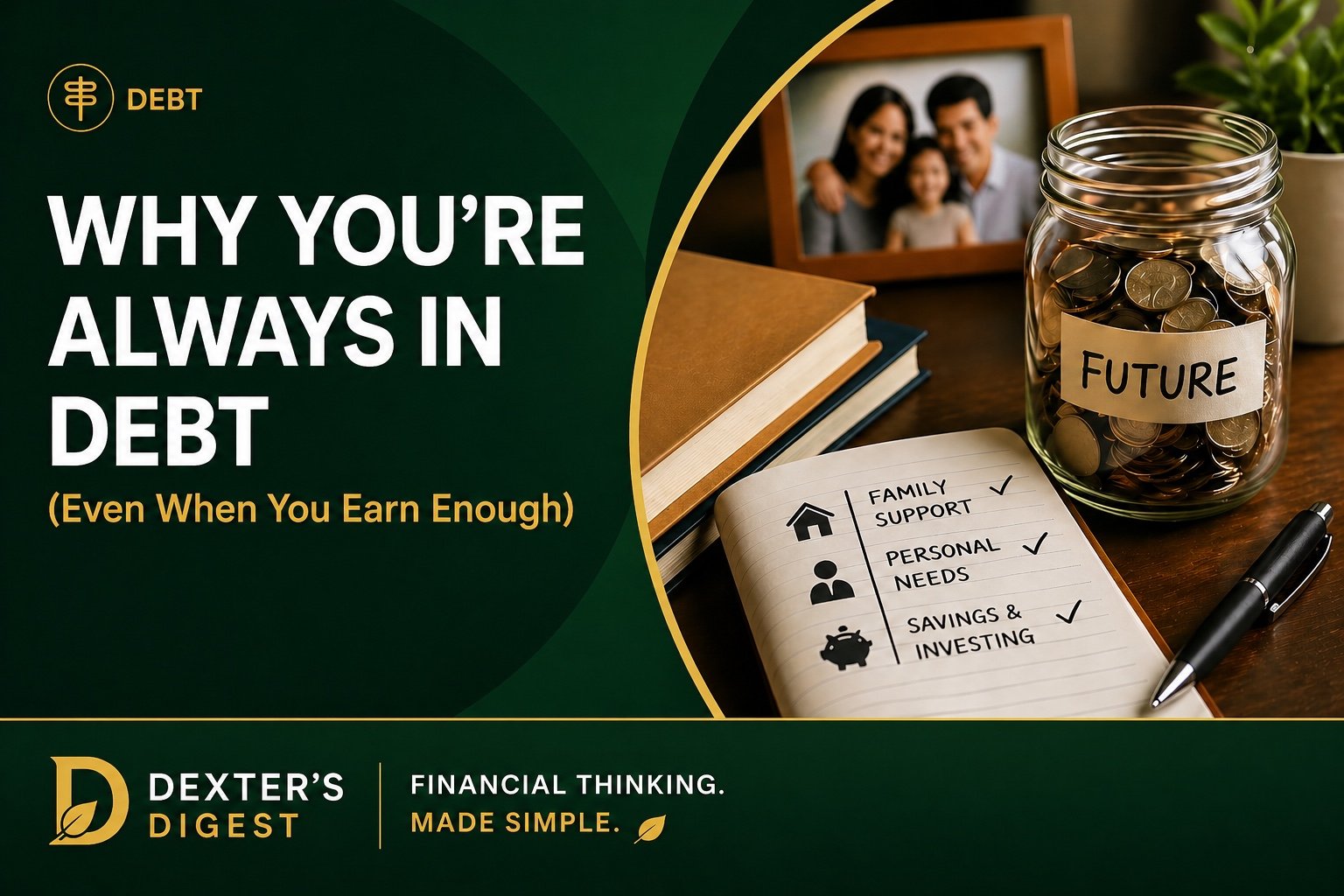 Why You’re Always in Debt (Even If You Earn Enough)